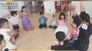Helen O'Grady International Hosur Kids enjoying speech & drama class!