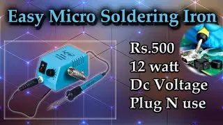 Easy 12V Micro Soldering Iron Station From Amazon Unboxing