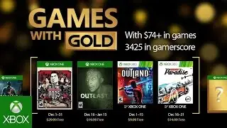 Xbox Games with Gold December 2016