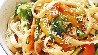 ОЧЕНЬ вкусная пшеничная лапша с овощами