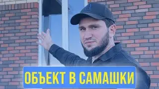 Дом в Чечне. Клинкерный кирпич ЛСР красный флэш «Ноттингем» в хаотичной кладке.