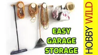 HANGING STORAGE RACKS For The Garage - Easy