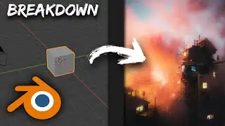 Blender3D - Volumetric Clouds | Scene Breakdown