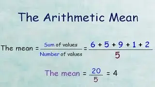 What's the Arithmetic mean and How to Calculate it