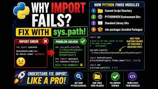 Python sys.path Explained | How Python Finds Modules (Fix Import Errors!)