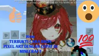 TERBUKTI INI CARA BIKIN PIXEL ART DENGAN CEPAT DI MINECRAFT