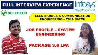 Infosys System Engineer Interview Experience | TH + HR Round Interview Questions