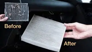 How to change the cabin filter on a Peugeot 206 – A simple step-by-step guide.