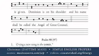 INTROIT • Christmas (DAYTIME MASS) • SIMPLE ENGLISH PROPERS