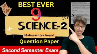 9th science-2 second semester question paper & solution Maharashtra board crystal concept