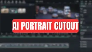 A.I Portrait Cutout in Filmora 14