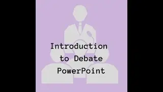 Introduction to Debate PowerPoint Preview Video