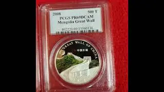 mongolia new 7 wonders 9999 coin set feat taj mahal christ redeemer great wall chichen itza