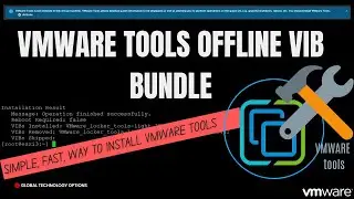 Update VMware Tools on ESXi Using an Offline VIB Bundle: How to Use VMware Tools Ofline vib Bundle