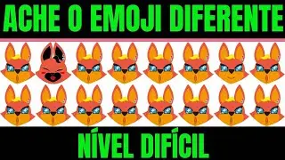 VOCÊ CONSEGUE ACHAR O EMOJI DIFERENTE? - encontre o emoji diferente em 30 segundos.