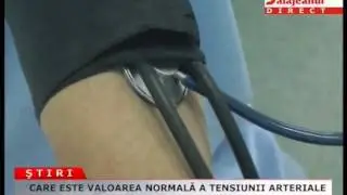 CARE ESTE VALOAREA NORMALA A TENSIUNII ARTERIALE