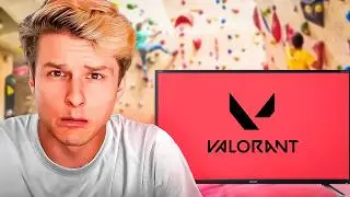 I Played VALORANT in a CLIMBING GYM