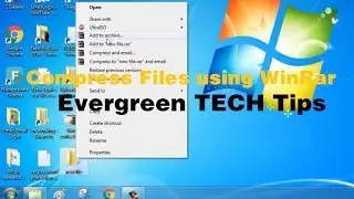 How To Compress Files And Folders To A Single One | Compress Big Size To Small With Password