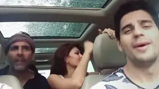 Akshay Kumar ,Sidharth Malhotra and Jackin Fernandes Funn Musically