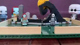 Lego custom Nightmare Before Christmas Pop-Up Book!!!