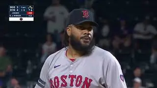 Connor Wong's poor framing leads to Kenley Jansen walking the bases loaded BOS @ NYM 09-04-2024