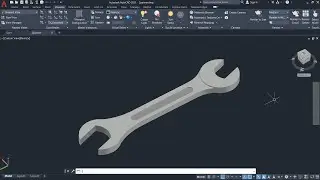 How to make spanner on AutoCAD | How to design spanner on AutoCAD