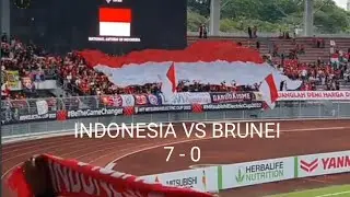 The Spirit of Indonesian Supporters at the Kuala Lumpur Stadium AFF 2022 Indonesia VS Brunei