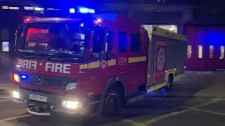 *F261 + F266* - Bethnal Green PL and FRU turning out to an emergency - London Fire Brigade