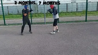 2 months of boxing VS. 7 months of boxing #like #best #motivation #trending