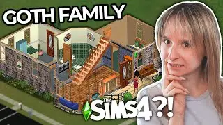 Recreating the Sims 1 Goth House in Sims 4