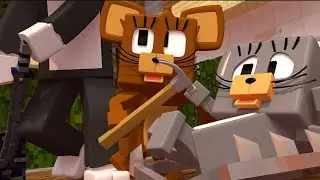 BABY MOUSE IS TRAPPED! TOM AND JERRY IN MINECRAFT [reupload]