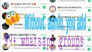99+ whatsapp groups add without admin