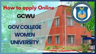 Gov College Women University sialkot online apply || how to apply online GCWU