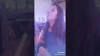 Neha smoking hookahs