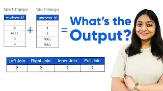 SQL Joins Output | Data Analysis | Left Join | Right Join | Inner Join | Full Join