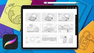 Storyboarding in Procreate: Beginner's Guide to Drawing Storyboards