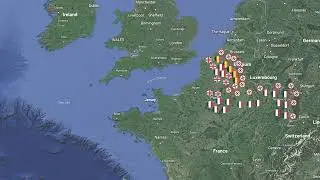 Fall of France WW2 #animation #map