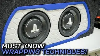 Finish like a pro! Custom Subwoofer Box Upholstery /Coating - Step by Step!