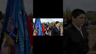 Открытие памятного камня с мемориальной доской в честь героя танкиста Александра Вагина.