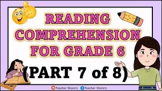 Grade 6 Reading Comprehension Short Stories Part 7 of 8 (Developing Reading Power | Teacher Share's