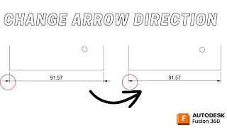 Fusion 360 Quick Tip | Change Arrow Direction
