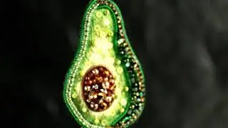 Брошь АВОКАДО. Avocado Brooch
