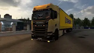 #eurotrucksimulator2   Стрим  Тк TRASKO. Возвращение легенды. Рейс в заполярье.