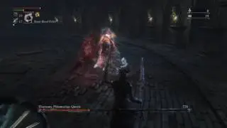 Bloodborne lv4 with queen killer vs Yharnam Pthumerian Queen