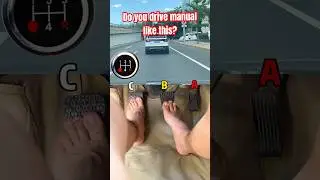 Learn How To Drive Manual In 13 Seconds! #manual #howto #howtodrive #learnmanual #drive #clutch