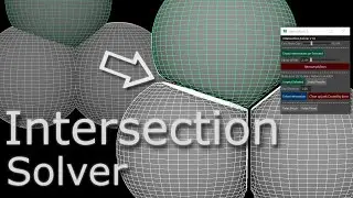 Intersection Solver for Maya - find Intersections / self intersections and Solve! [English Sub.]