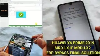 Huawei Y6 Prime 2019 Frp Bypass Sp Flash Tool 2021