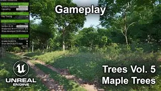Trees Vol. 5 Maple Trees | Gameplay | DLSS 3.5 | Unreal Engine 5.3 | BFP 2.6 | 4K #unrealengine #UE5
