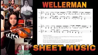 Wellerman - Violin sheet music! Mia Asano, Viral TikTok Sea Shanty