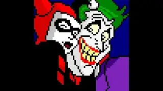 Joker and Harley Quinn Pixel Art